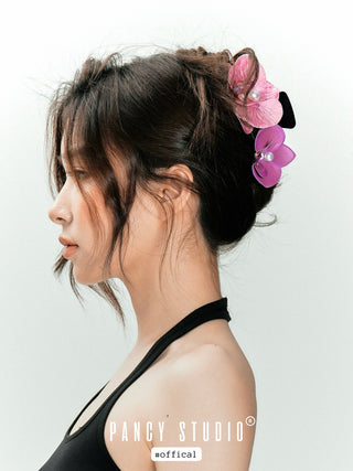 Super Fairy Large Flower Shark Clip
