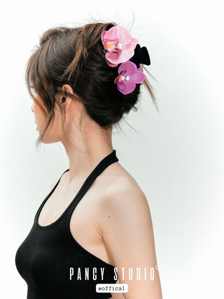 Super Fairy Large Flower Shark Clip