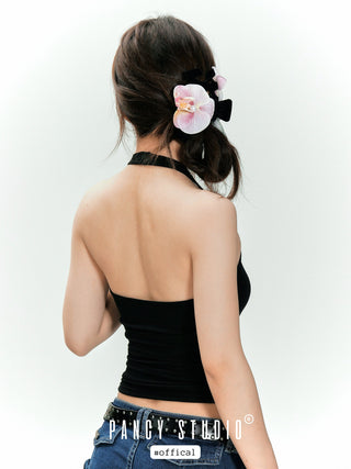 Super Fairy Large Flower Shark Clip