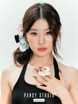 Super Fairy Large Flower Shark Clip