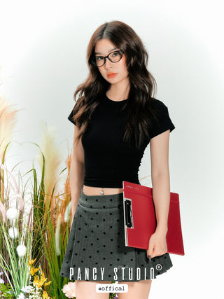 Square frame retro cat-eye glasses