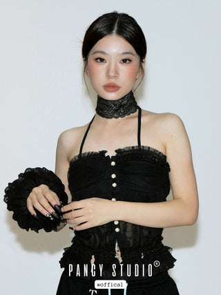 Korean Multi-layer lace edge hair accessories