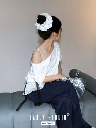 Korean Multi-layer lace edge hair accessories