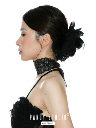 Korean Multi-layer lace edge hair accessories