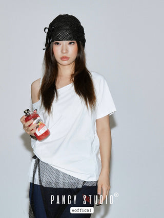 Lace hollow bow knot Baotou hat