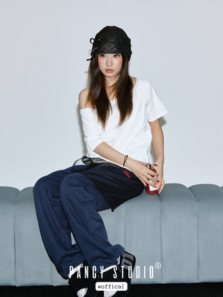 Lace hollow bow knot Baotou hat