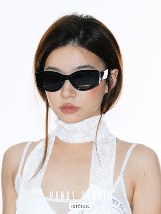 Retro large frame sunglasses unisex