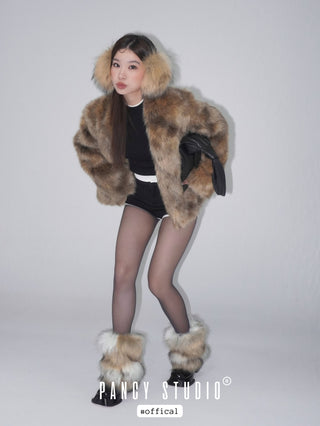 Y2k plush earmuff