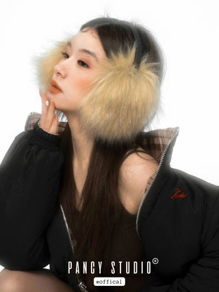 Y2k plush earmuff