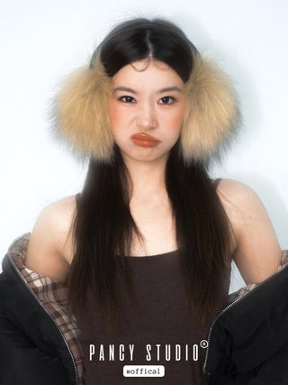 Y2k plush earmuff
