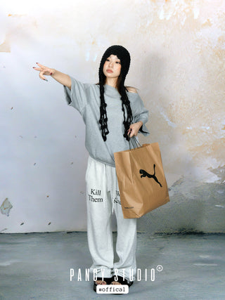 Knitted tassel ear-hanging hat