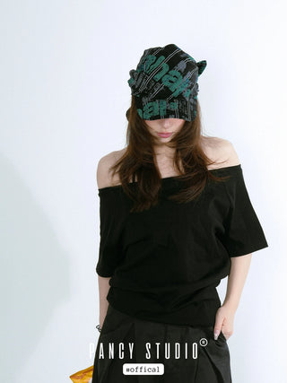 graffiti headscarf cap
