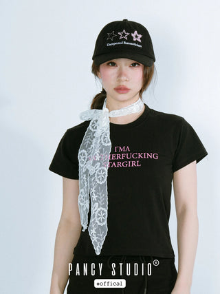 black baseball cap