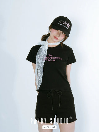 black baseball cap