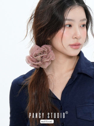 rose mesh headband