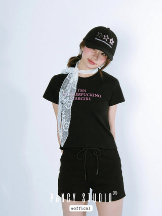 black baseball cap