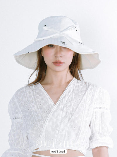 bow sun hat