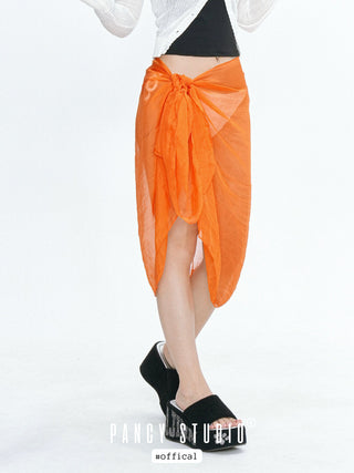 seaside silk scarf
