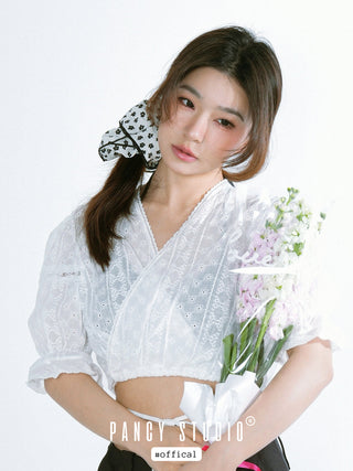 floral hair rope