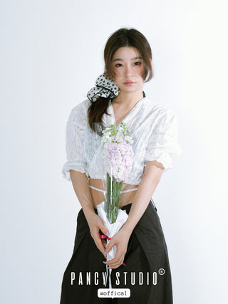 floral hair rope