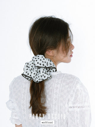 floral hair rope