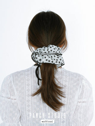 floral hair rope