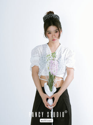 floral hair rope