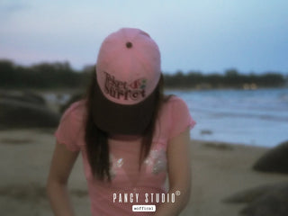 colorful letter cap