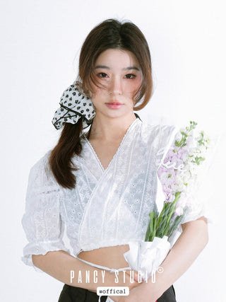 floral hair rope