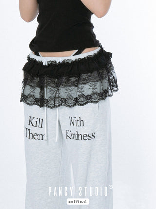 puffy lace skirt