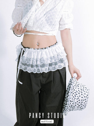 puffy lace skirt