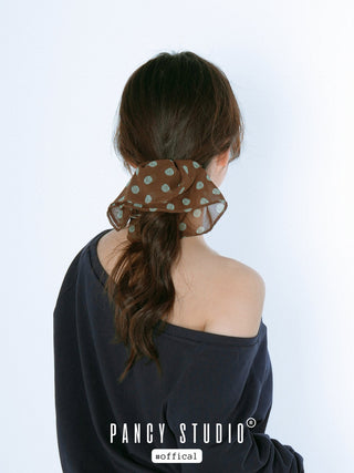 polka hair band