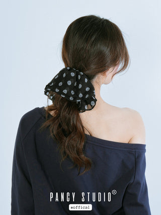 polka hair band