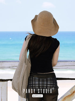 woven straw hat