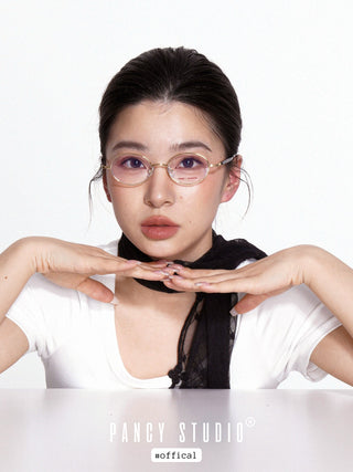 gold edge glasses