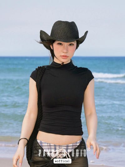 cowboy straw hat