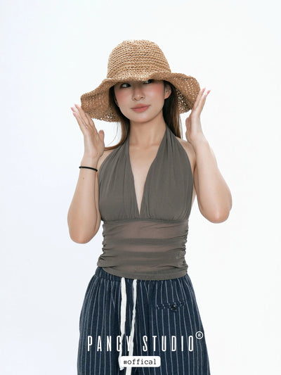 woven bucket hat