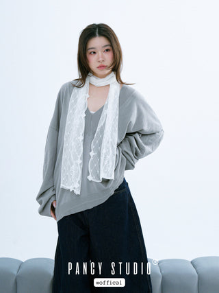 french lace scarf