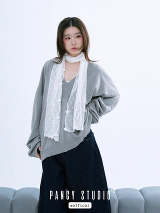 french lace scarf