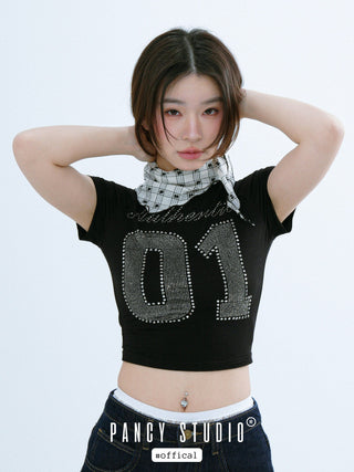 polka plaid scarf
