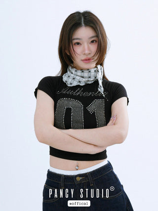 polka plaid scarf