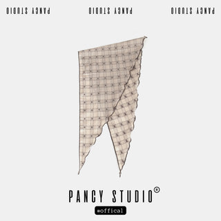 polka plaid scarf