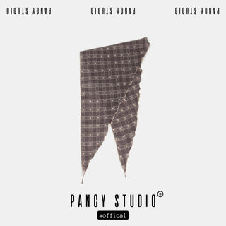 polka plaid scarf