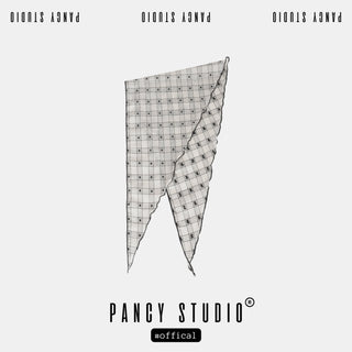 polka plaid scarf