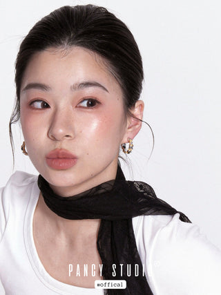 gold foil earrings