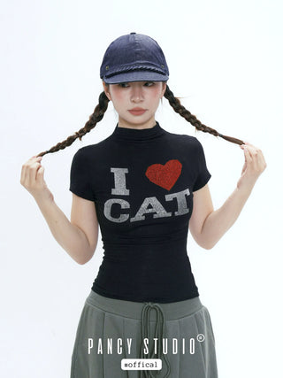 lace denim cap