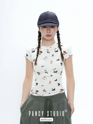 lace denim cap