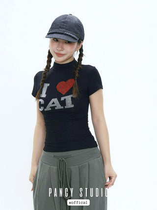 lace denim cap