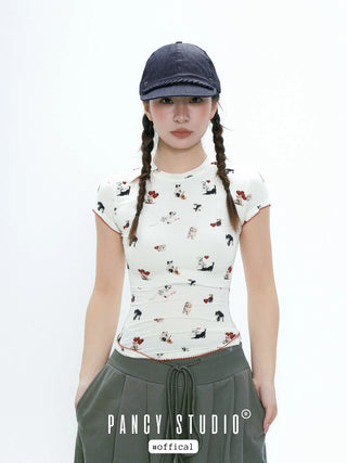lace denim cap