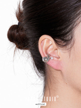 pearl clip earrings